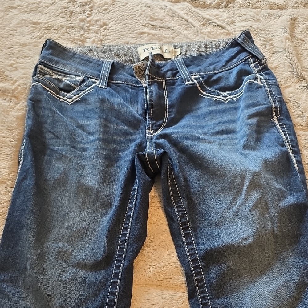 Ariat  Women's Dark Blue Skinny Jeans with Contrast Stitching